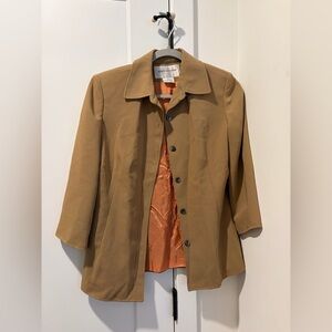 Vintage Jones New York Women’s Camel Two-Piece Suit